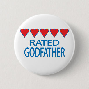 Five Heart Godvater Button