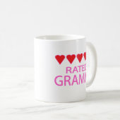 Five Heart Grammy Kaffeetasse (VorderseiteRechts)