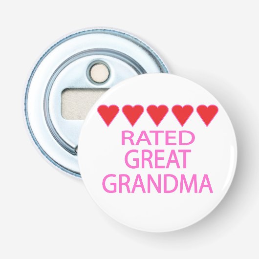 Five Heart Great Oma Flaschenöffner (Vorderseite)