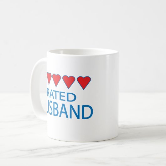 Five Heart Husband Kaffeetasse (Vorderseite Links)