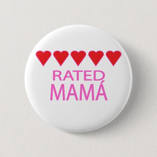 Five Heart Mamá Button (Vorderseite)