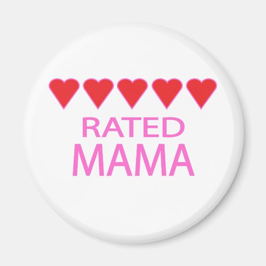 Five Heart Mama Magnet (Vorne)