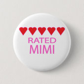 Five Heart Mimi Button (Vorderseite)