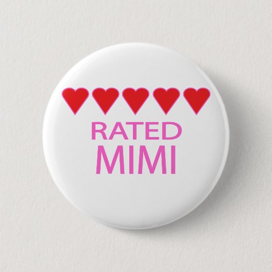 Five Heart Mimi Button (Vorderseite)