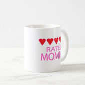 Five Heart Mommy Kaffeetasse (VorderseiteRechts)