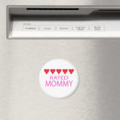 Five Heart Mommy Magnet (In Situ (Geschirrspüler))