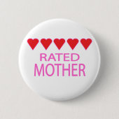 Five Heart Mutter Button (Vorderseite)