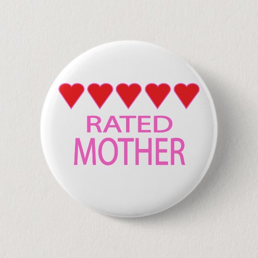 Five Heart Mutter Button (Vorderseite)