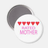 Five Heart Mutter Magnet (Vorderseite/Rückseite)