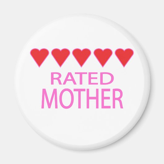 Five Heart Mutter Magnet (Vorne)