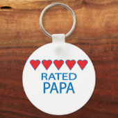 Five Heart Papa Schlüsselanhänger (Vorderseite)