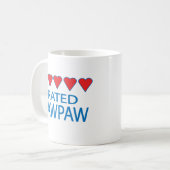 Five Heart PawPaw Kaffeetasse (Vorderseite Links)