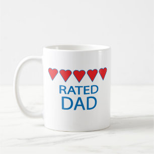 Five Heart Vater Kaffeetasse