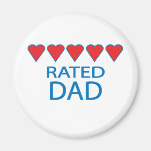 Five Heart Vater Magnet