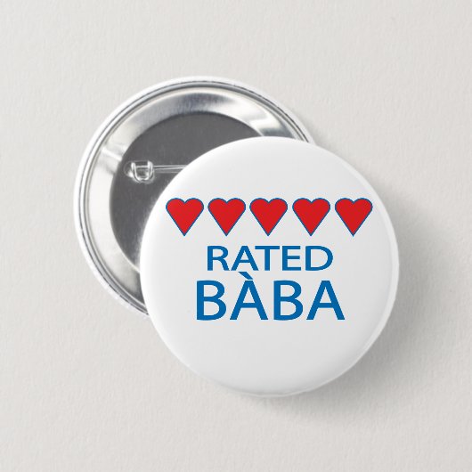 Five Herzba Button (Vorne & Hinten)