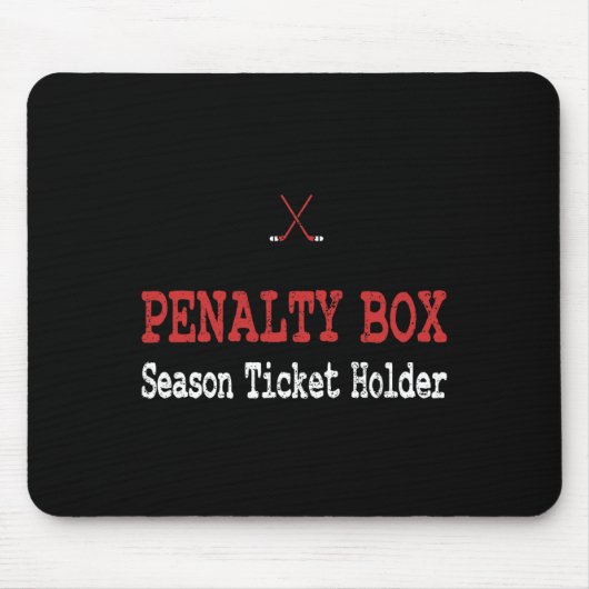 Five Hole Hockey-Geschenke und Designs - Lustiger Mousepad (Vorne)
