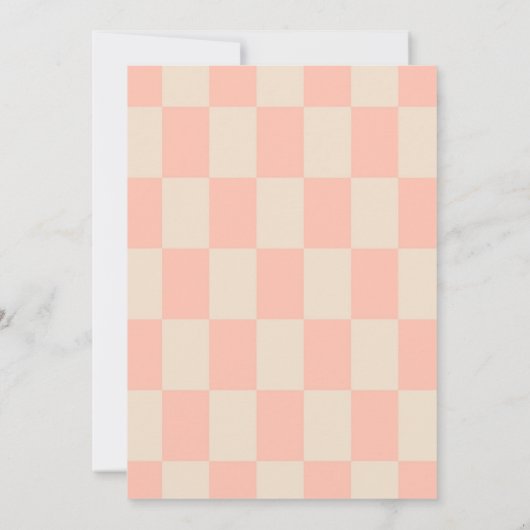 Five Is A Vibe Cloud Rainbow Disco 5th Birthday Einladung (Rückseite)