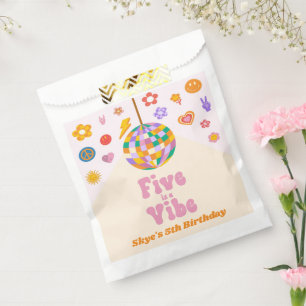 Five Is A Vibe Disco-Kugel 5. Geburtstagsfeier Geschenktütchen