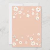 Five Is A Vibe Groovy Retro 5th Birthday Einladung (Rückseite)