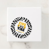 Five Is A Vibe Retro Fifth 5th Birthday Party Geschenkanhänger (Beispiel)