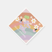 Five ist ein lebhafter Wellness-Center Rainbow 5.  Serviette (Ecke)