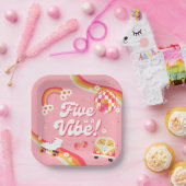 Five ist ein Vibe Birthday Teller (Party)