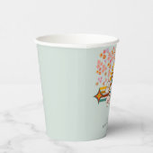 Five ist ein Vibe Daisy Hippie Van Fifth Geburtsta Pappbecher (Rechts)