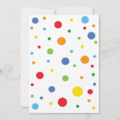 Five ist eine Vibe Birthday Einladung 5. Geburtsta (Rückseite)