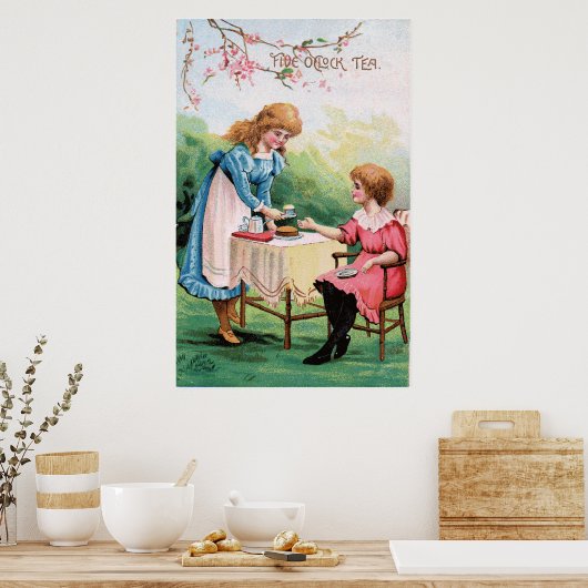 Five O'clock Tea Poster (Küche)