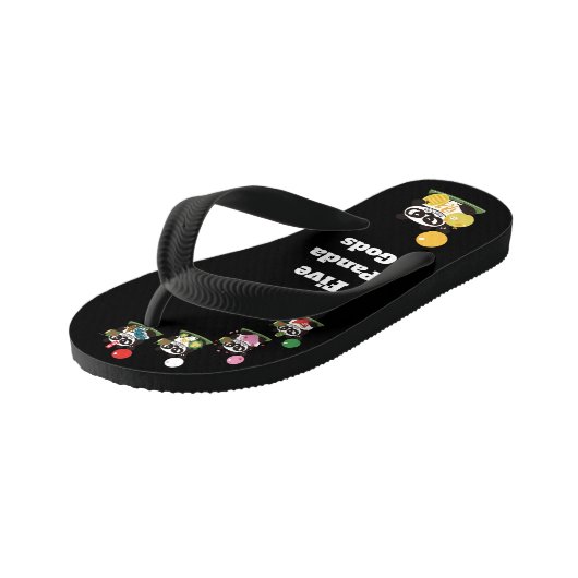 Five Panda Gods Yang Kinderbadesandalen (Schrägansicht)