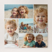 Five Photo Template | Personalized Family Puzzle (Vertikal)