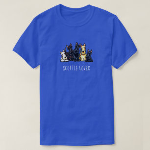 Five Scottish Terrier Lover T-Shirt