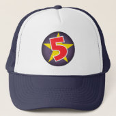 "Five Star" Trucker Hat Truckerkappe (Vorderseite)