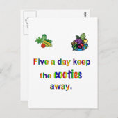 FiveADay Postkarte (Vorne/Hinten)