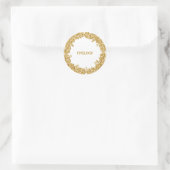 Fiveologie Runder Aufkleber (Tasche)