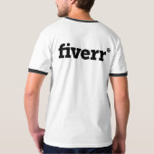 Fiverr Logo hochwertiger DruckT - Shirt (Rückseite)