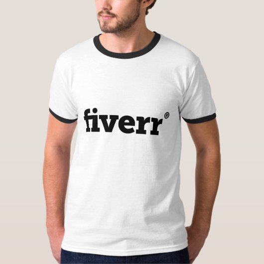 Fiverr Logo hochwertiger DruckT - Shirt (Vorderseite)