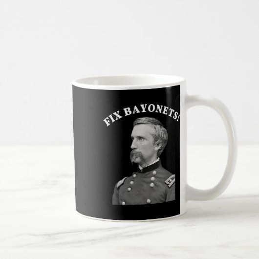 Fix Bayonets Zivil War Zitat Joshua Chamberlain Kaffeetasse (Rechts)