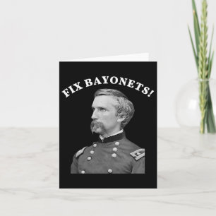 Fix Bayonets Zivil War Zitat Joshua Chamberlain Karte