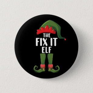 Fix It Elf Familien-Matching-Gruppen-Weihnachten  Button