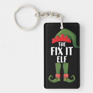 Fix It Elf Familien-Matching-Gruppen-Weihnachten  Schlüsselanhänger
