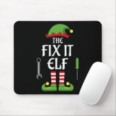 Fix It Elf Family Matching Group Weihnachten Mousepad (Mit Mouse)