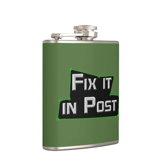 "Fix it in Post" VFX / Visuelle Effekte Flachmann (Rechts)