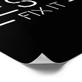 Fix It Jesus Funny Christian Fashion Poster (Ecke)