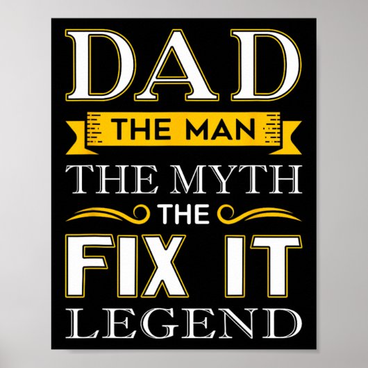 Fix It Vater gibt Vätern Day Handy Man Poster (Vorne)