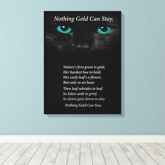 Fixe Augen Leinwanddruck (Insitu (Holzboden))