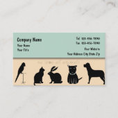 Fixe Visitenkarten für Haustiere Visitenkarte (Vorderseite)