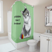 Fixed Kitty Duschvorhang (Beispiel)