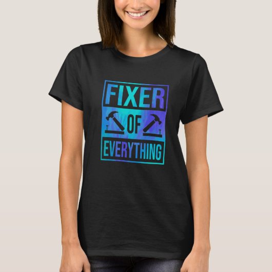 Fixer für alles Auto Lover Automobil Mechanik T-Shirt (Vorderseite)
