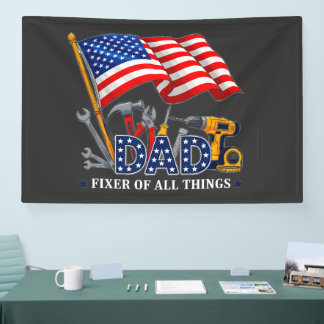 fixer of all things mechanic dad banner